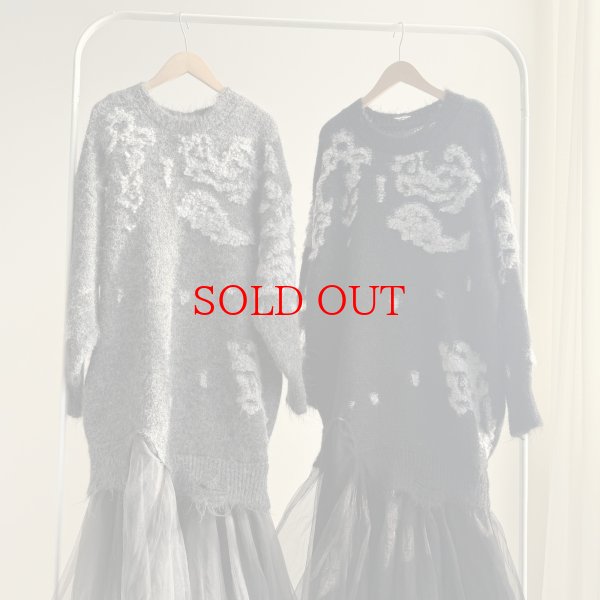 画像4: ●期間限定●【11/24 LIVEアイテム】ドッキングニット×チュールワンピ（予約/1） (4)