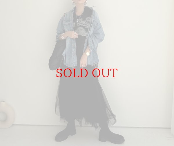 画像8: ●期間限定●【11/24 LIVEアイテム】ドッキングニット×チュールワンピ（予約/1） (8)