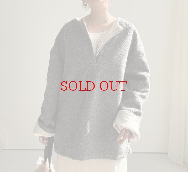 画像1: ●期間限定●【11/24 LIVEアイテム】ヘンリー起毛プルオーバー（予約/1） (1)