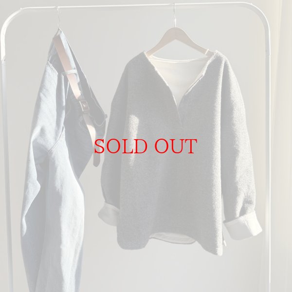 画像2: ●期間限定●【11/24 LIVEアイテム】ヘンリー起毛プルオーバー（予約/1） (2)