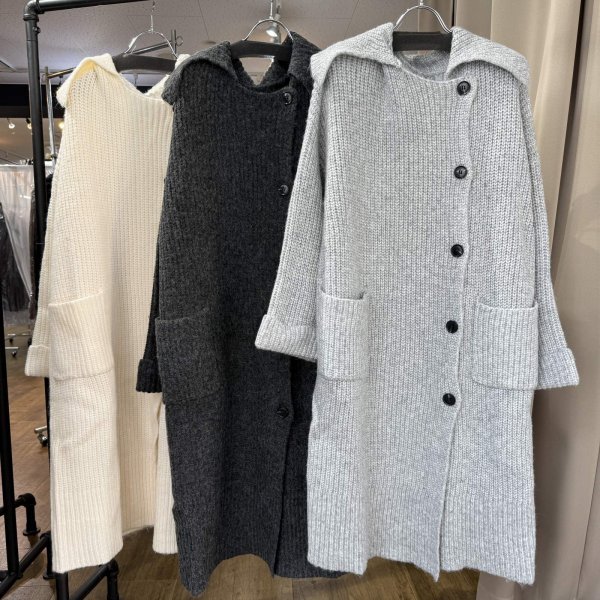 画像1: ●メーカー在庫限り●半額‼︎SALE●30日まで●【11/28 LIVEアイテム】ニットロングカーディガン (1)