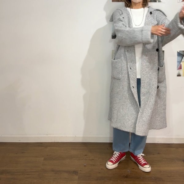 画像5: ●メーカー在庫限り●半額‼︎SALE●30日まで●【11/28 LIVEアイテム】ニットロングカーディガン (5)