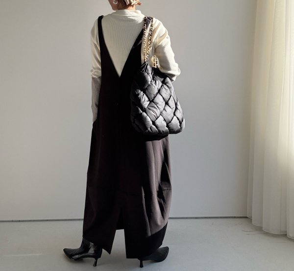 画像7: ●肩紐調整可能【12/9 LIVEアイテム】裏起毛コクーンワンピ (7)