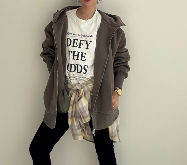 画像9: ●裏起毛◎スタンドフーディジップパーカー【12/2LIVEアイテム】（メーカー確認後お取り寄せ） (9)