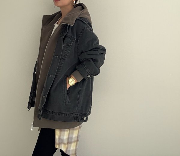 画像12: ●裏起毛◎スタンドフーディジップパーカー【12/2LIVEアイテム】（メーカー確認後お取り寄せ） (12)