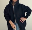 画像3: ●裏起毛◎スタンドフーディジップパーカー【12/2LIVEアイテム】（メーカー確認後お取り寄せ） (3)