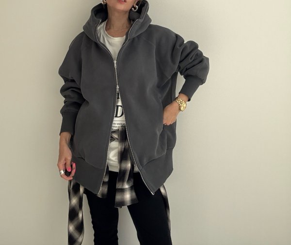 画像21: ●裏起毛◎スタンドフーディジップパーカー【12/2LIVEアイテム】（メーカー確認後お取り寄せ） (21)