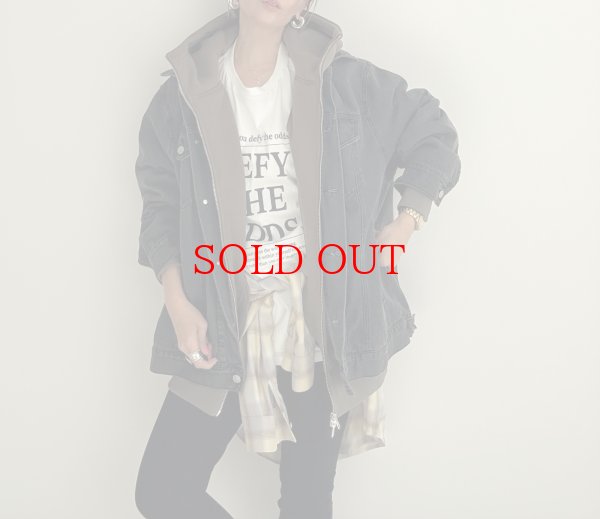 画像3: ●最終販売‼︎●Gジャンが中綿アウターに!!【10/23 LIVEアイテム】中綿デニムジャケット (3)