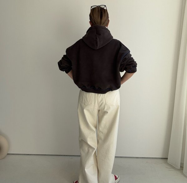 画像3: ●期間限定●ご予約5倍ポイント対象●【12/6 LIVEアイテム】CASCADE配色ステッチ裏起毛パーカー（予約/1） (3)