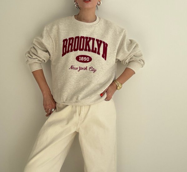 画像6: ●期間限定●ご予約5倍ポイント対象●【12/6 LIVEアイテム】BROOKLYN裏起毛スエット（予約/1） (6)