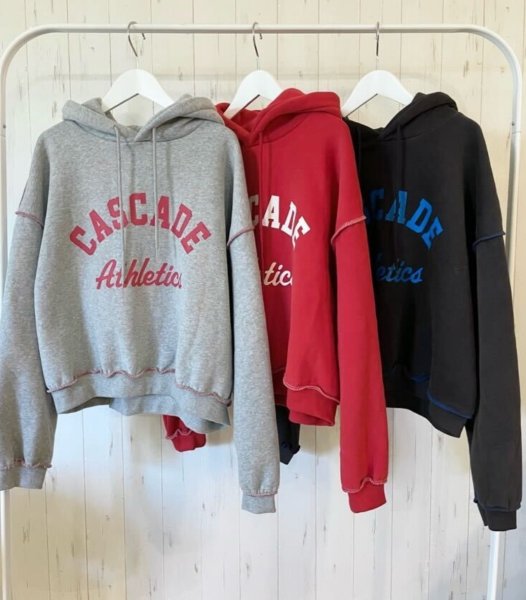 画像7: ●期間限定●ご予約5倍ポイント対象●【12/6 LIVEアイテム】CASCADE配色ステッチ裏起毛パーカー（予約/1） (7)