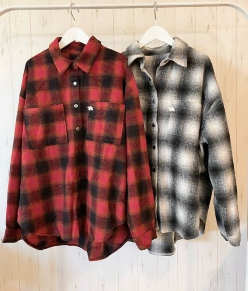 画像3: ●期間限定●ご予約5倍ポイント対象●【12/6 LIVEアイテム】オンブレネルシャツジャケット（予約/1） (3)