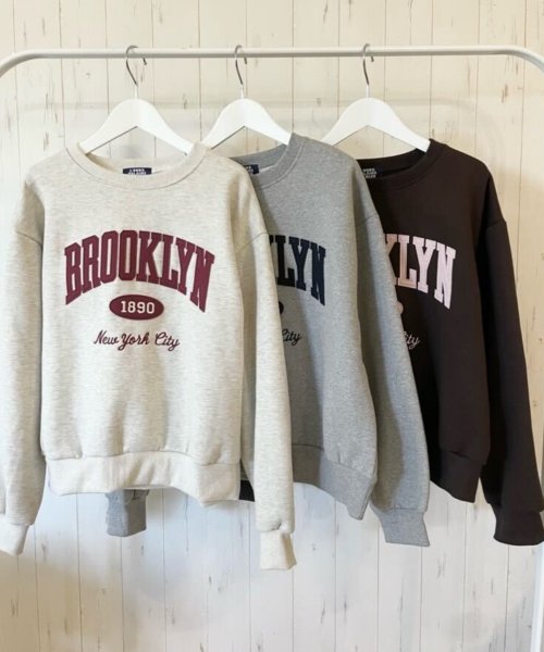 画像2: ●期間限定●ご予約5倍ポイント対象●【12/6 LIVEアイテム】BROOKLYN裏起毛スエット（予約/1） (2)