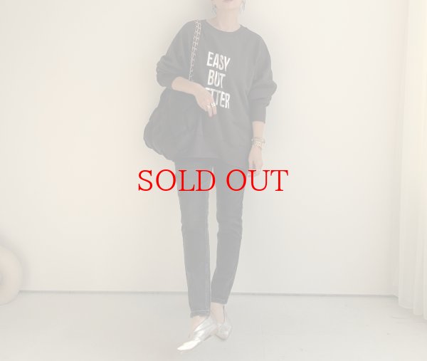 画像19: ●大人のカジュアルスタイルに【12/9 LIVEアイテム】裏起毛オーバーロゴスエット (19)