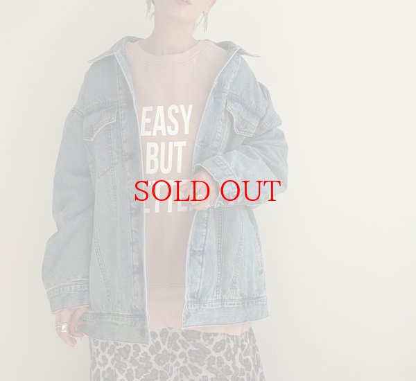 画像15: ●大人のカジュアルスタイルに【12/9 LIVEアイテム】裏起毛オーバーロゴスエット (15)