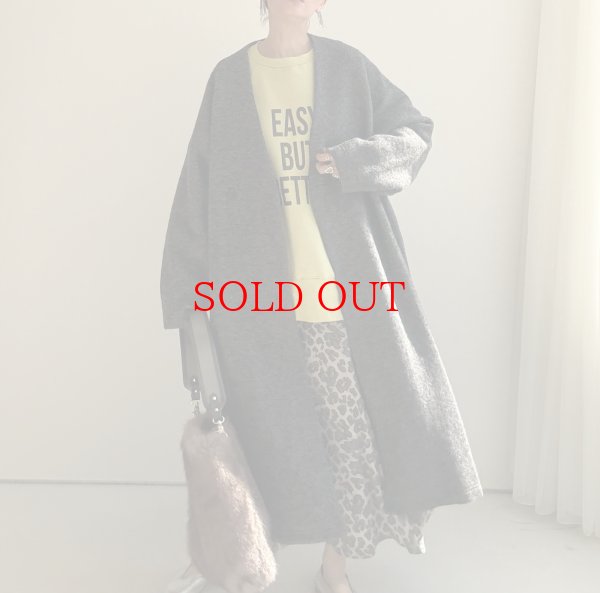 画像3: ●数量限定【12/9 LIVEアイテム】ノーカラーウールコーディガン (3)