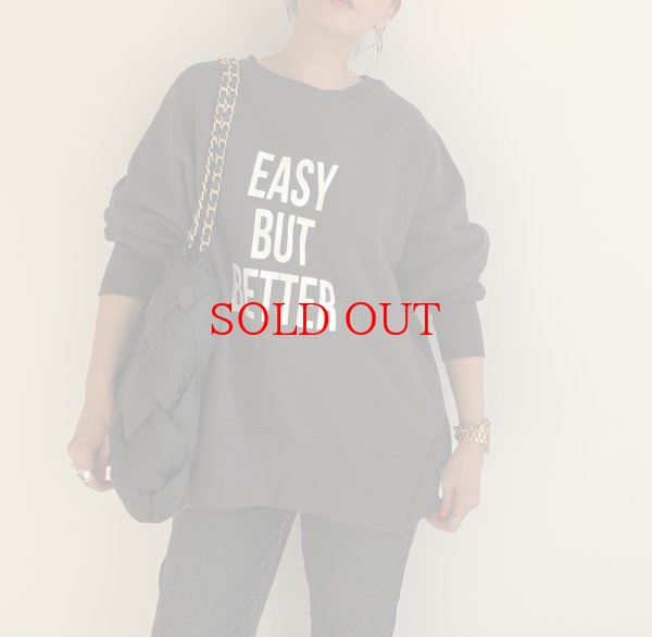 画像18: ●大人のカジュアルスタイルに【12/9 LIVEアイテム】裏起毛オーバーロゴスエット (18)