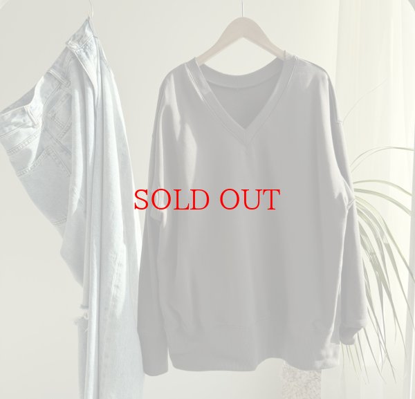 画像3: ●SALE●【12/13 LIVEアイテム】前後2WAY●Vネックロゴスエット (3)