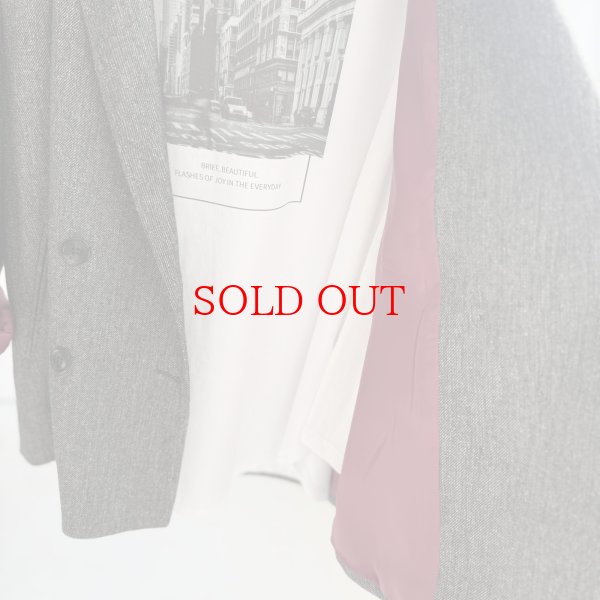 画像4: ●SALE●【12/16 LIVEアイテム】●ボルドー配色テーラードジャケット (4)