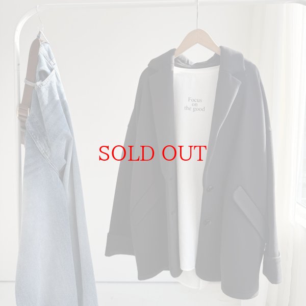 画像1: ●SALE●【12/16 LIVEアイテム】●裏毛布テーラードジャケット (1)