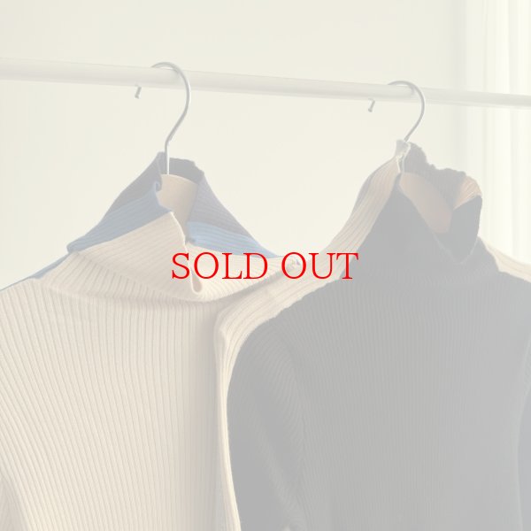 画像2: ●SALE●【12/20 LIVEアイテム】●めちゃくちゃ伸びる●前後2way配色リブニット (2)