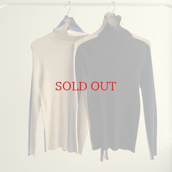 画像1: ●SALE●【12/20 LIVEアイテム】●めちゃくちゃ伸びる●前後2way配色リブニット (1)