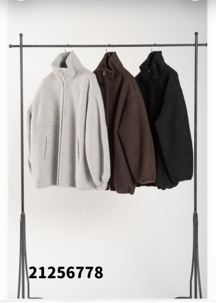 画像1: ●メーカーSALE●【12/22 LIVEアイテム】● スタンドネックブルゾン 21256778（メーカー確認後確保） (1)