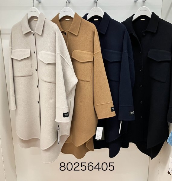 画像1: ●メーカーSALE●【12/22 LIVEアイテム】●ウールシャツコート80256405 （メーカー確認後確保） (1)