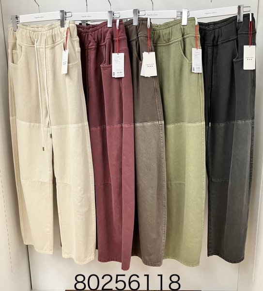 画像1: ●メーカーSALE●【12/22 LIVEアイテム】● ガーメントダイ切替パンツ 80256118（メーカー確認後確保） (1)