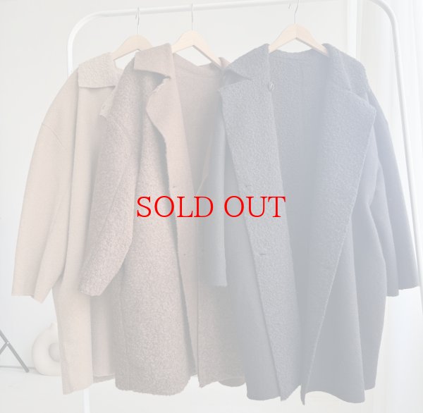 画像2: ●SALE●【12/25 LIVEアイテム】●リバーシブルボアコート (2)