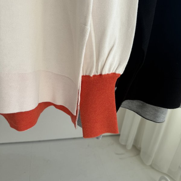 画像2: ●年末年始限定SALE●【12/28 LIVEアイテム】●配色デザインアームウォーマーニット（メーカー確認後確保） (2)