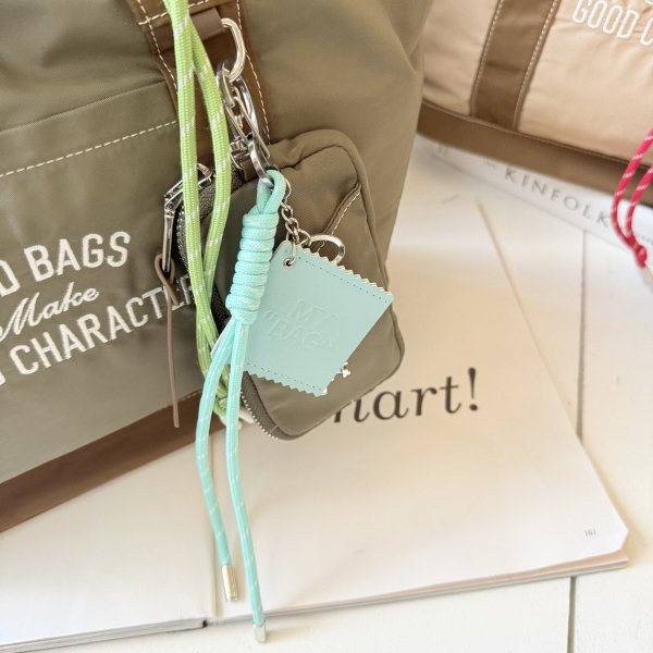 画像5: ●期間限定掲載●【完全受注生産】●ご予約10倍ポイント対象◎チャーム付刺繍ロゴ２WAYハンドルトート（予約/5） (5)