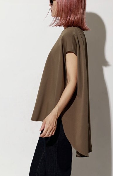 画像4: ●短期掲載●メーカー在庫限り●SALE●【1/14 LIVEアイテム】オーバーシルエット前後差トップス (4)