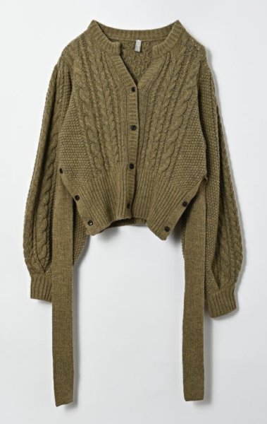 画像7: ●短期掲載●メーカー在庫限り●SALE●【1/14 LIVEアイテム】ケーブルニットカーデ (7)