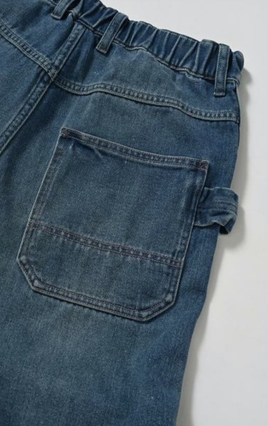 画像7: ●短期掲載●メーカー在庫限り●SALE●【1/14 LIVEアイテム】ピンクステッチワークデニム（ブルー） (7)