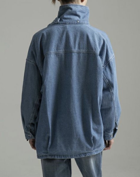 画像6: ●短期掲載●メーカー在庫限り●SALE●【1/14 LIVEアイテム】BIGカラーデニムジャケット (6)