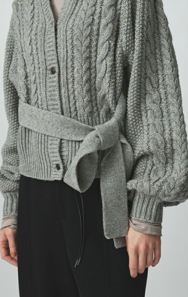 画像3: ●短期掲載●メーカー在庫限り●SALE●【1/14 LIVEアイテム】ケーブルニットカーデ (3)