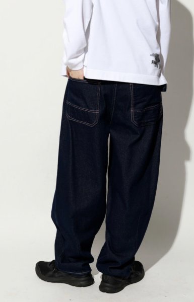 画像1: ●短期掲載●メーカー在庫限り●SALE●【1/14 LIVEアイテム】ピンクステッチワークデニム（インディゴ） (1)