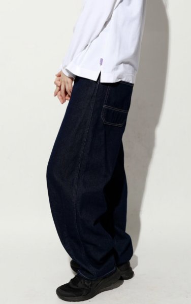 画像3: ●短期掲載●メーカー在庫限り●SALE●【1/14 LIVEアイテム】ピンクステッチワークデニム（インディゴ） (3)