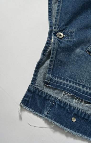 画像7: ●短期掲載●メーカー在庫限り●SALE●【1/14 LIVEアイテム】ポンチョデニムジャケット (7)