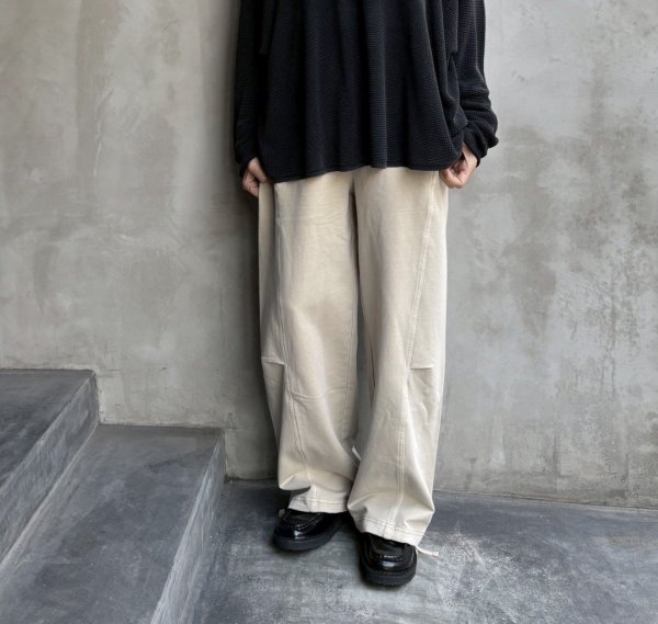 画像8: ●メーカー在庫限り●【1/15 LIVEアイテム】2WAY裏毛バレルパンツ（メーカー確認後取り寄せ※ご決済確認後/在庫確保） (8)