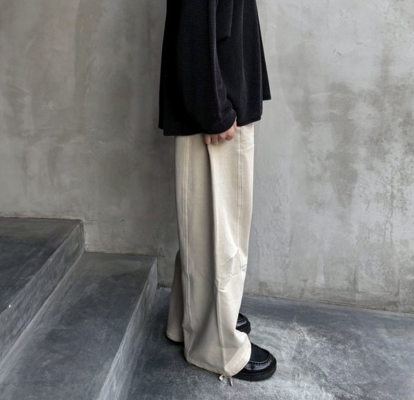 画像6: ●メーカー在庫限り●【1/15 LIVEアイテム】2WAY裏毛バレルパンツ（メーカー確認後取り寄せ※ご決済確認後/在庫確保） (6)