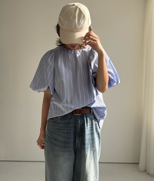 画像3: ●期間限定/ご予約10倍ポイント●【1/17 LIVE】パフスリーブブラウス（予約/4-5） (3)