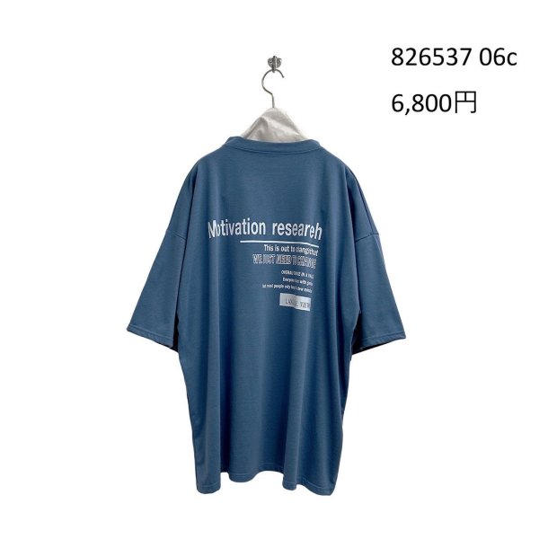 画像5: ●期間限定/ご予約5倍ポイント●【1/19 ayane】バックロゴTシャツ（予約/4-5） (5)