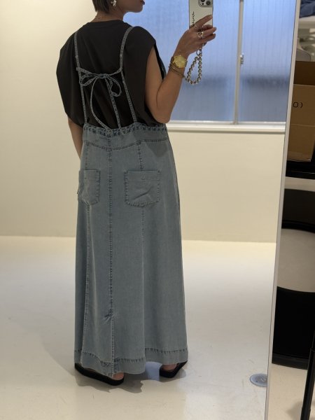 画像4: ●期間限定/ご予約10倍ポイント●【1/19 ayane】フライスロゴタンクトップ（予約/5） (4)