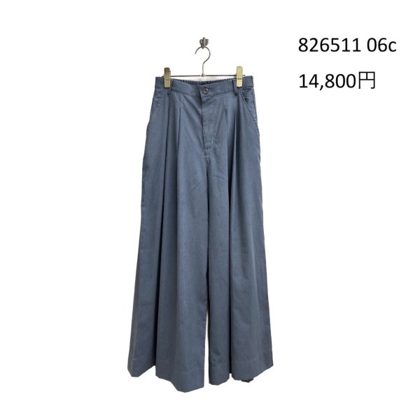 画像6: ●期間限定/ご予約10倍ポイント●【1/19 ayane】ピーチスキンツイルタックワイドパンツ（予約/4-5） (6)