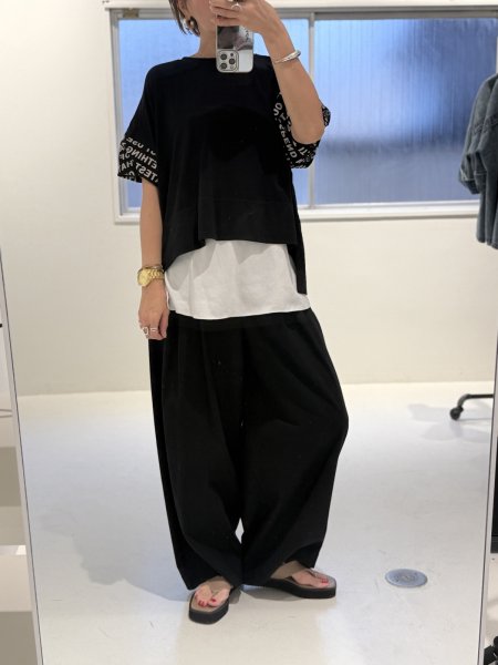 画像7: ●期間限定/ご予約10倍ポイント●【1/19 ayane】コットンストレッチバレルレッグパンツ（予約/5） (7)