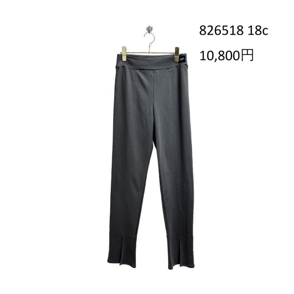 画像8: ●期間限定/ご予約10倍ポイント●【1/19 ayane】フライスセンタースリットレギンスパンツ（予約/4-5） (8)