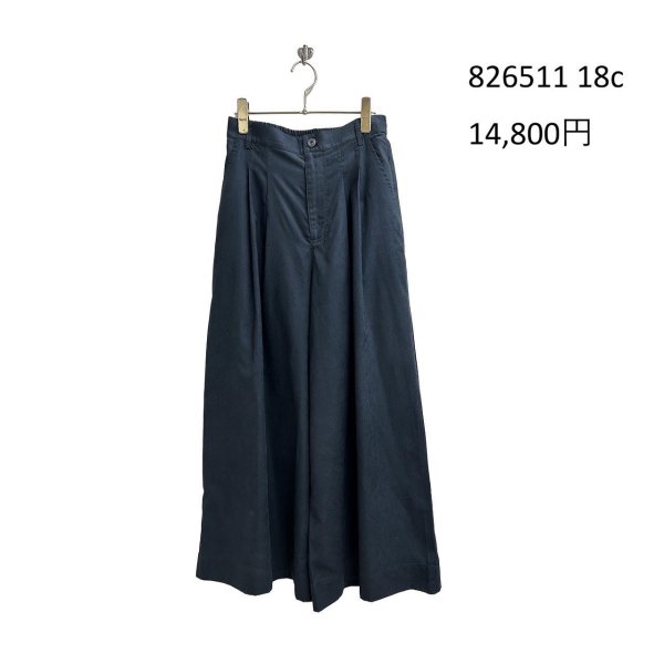 画像9: ●期間限定/ご予約10倍ポイント●【1/19 ayane】ピーチスキンツイルタックワイドパンツ（予約/4-5） (9)