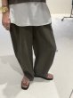 画像1: ●期間限定/ご予約10倍ポイント●【1/19 ayane】リネン混ワッシャーバレルレッグパンツ（予約/5） (1)